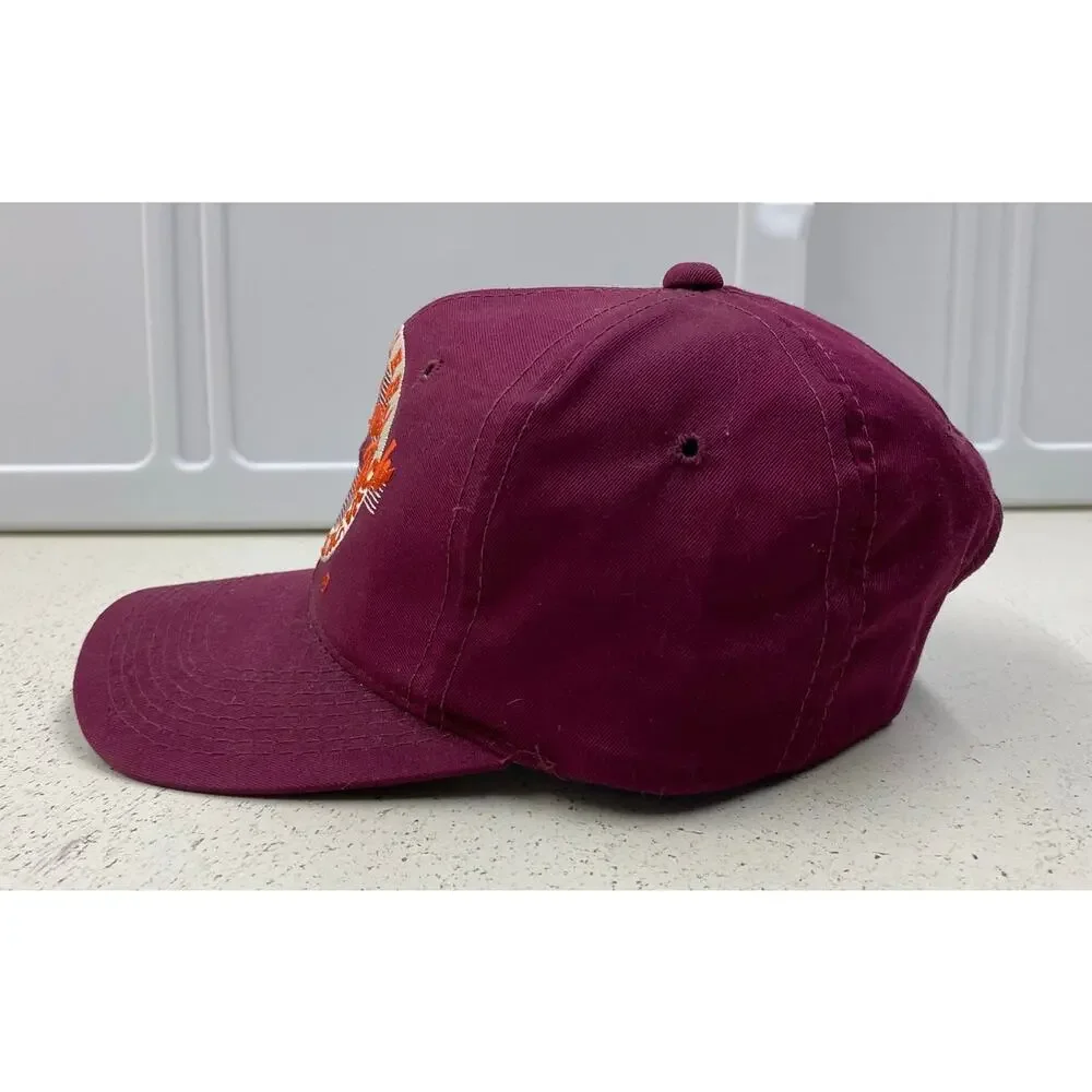 VTG 90s The Game NCAA Virginia Tech VT Hokies stitched snapback hat